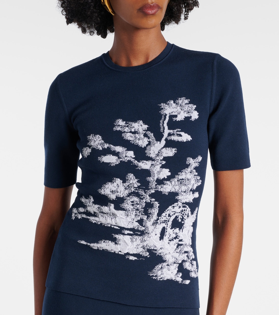 Jacquard top | Erdem