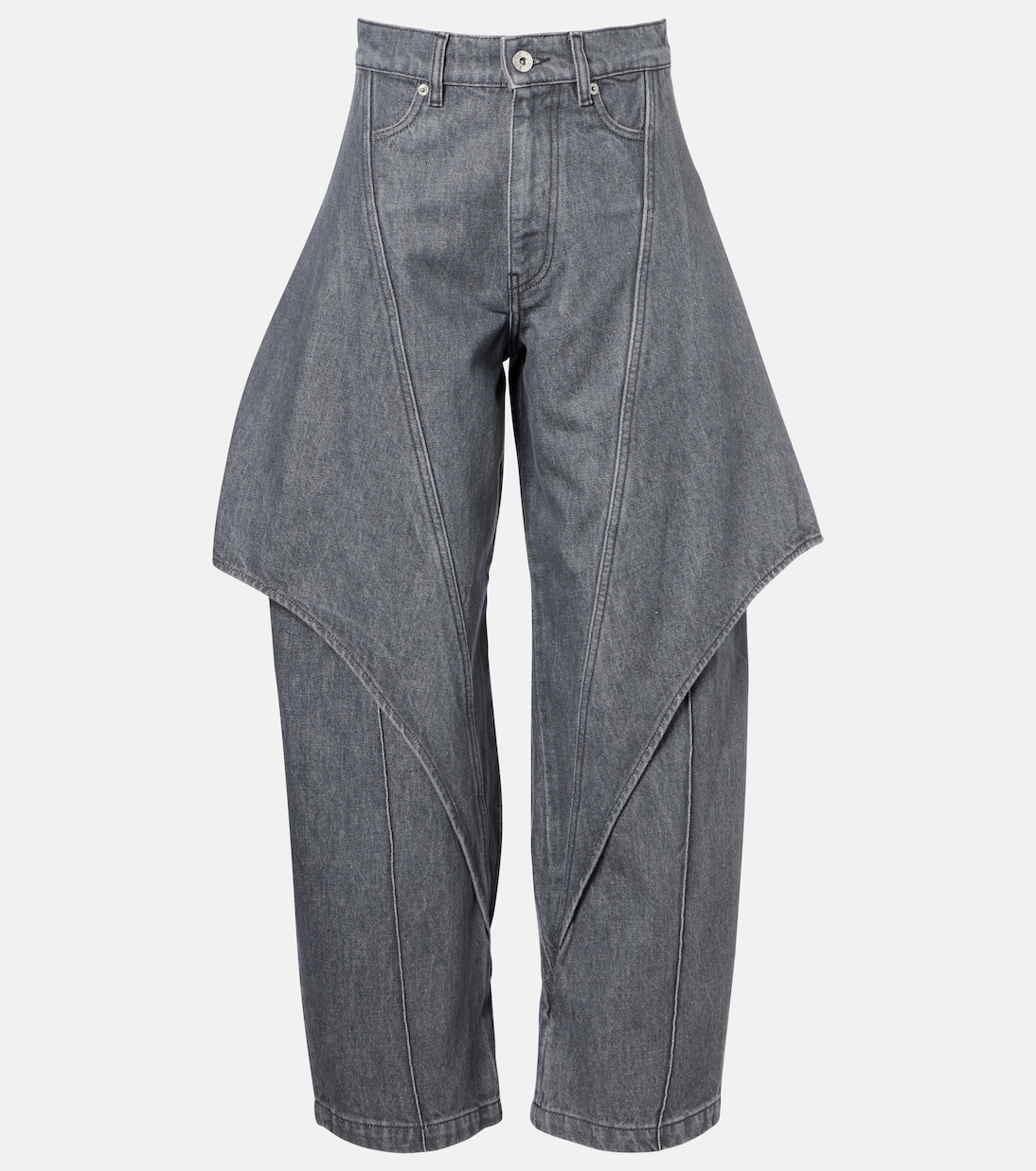 Wide-Leg Cropped-Jeans  | JW Anderson