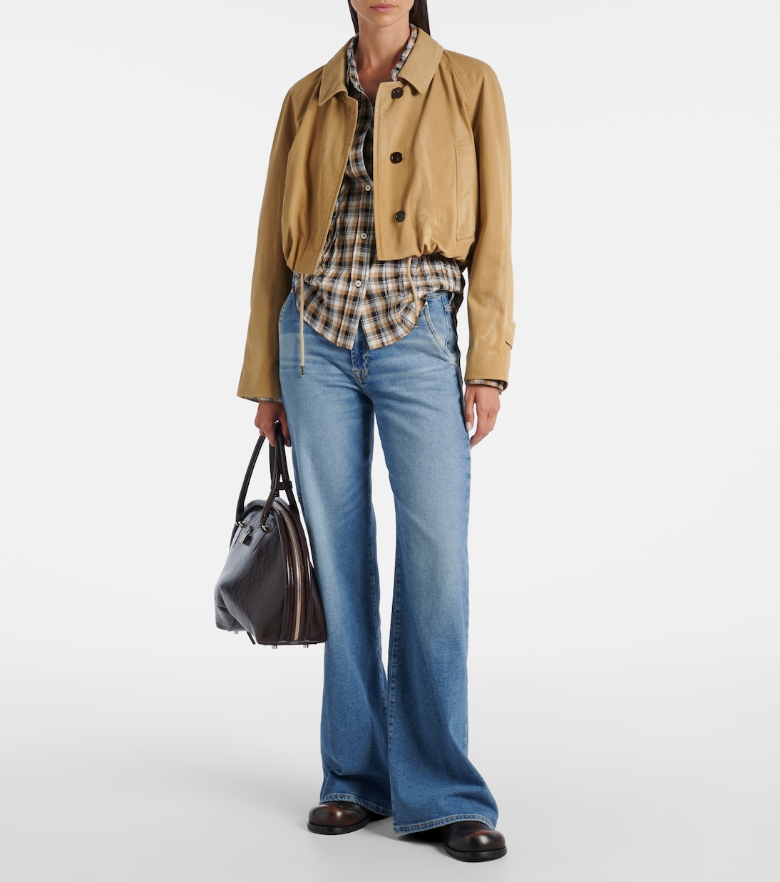 Lotta high-rise wide-leg jeans | 7 For All Mankind