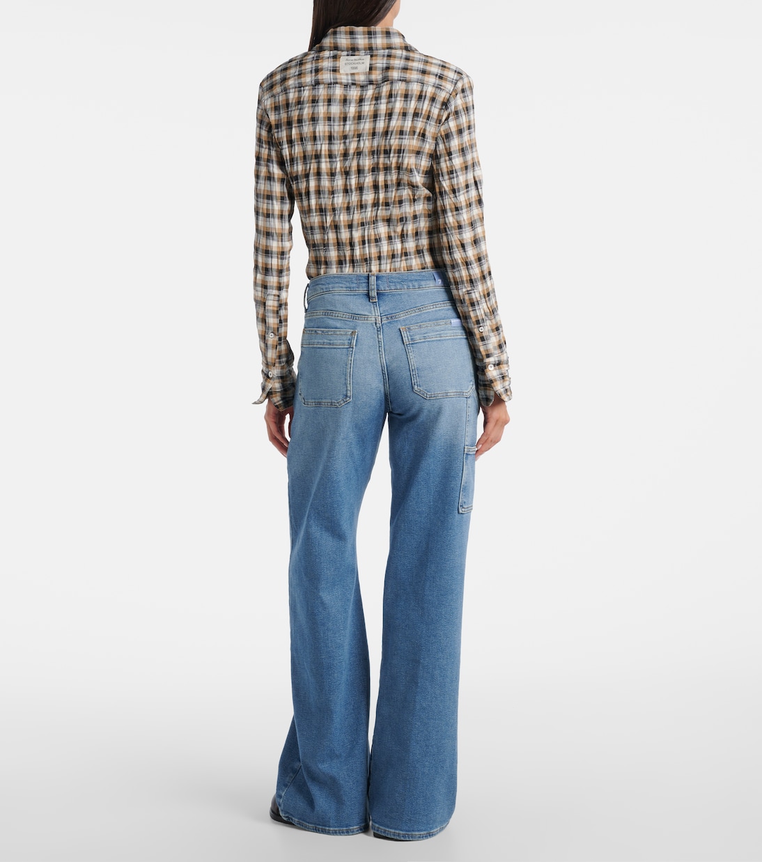 Lotta high-rise wide-leg jeans | 7 For All Mankind
