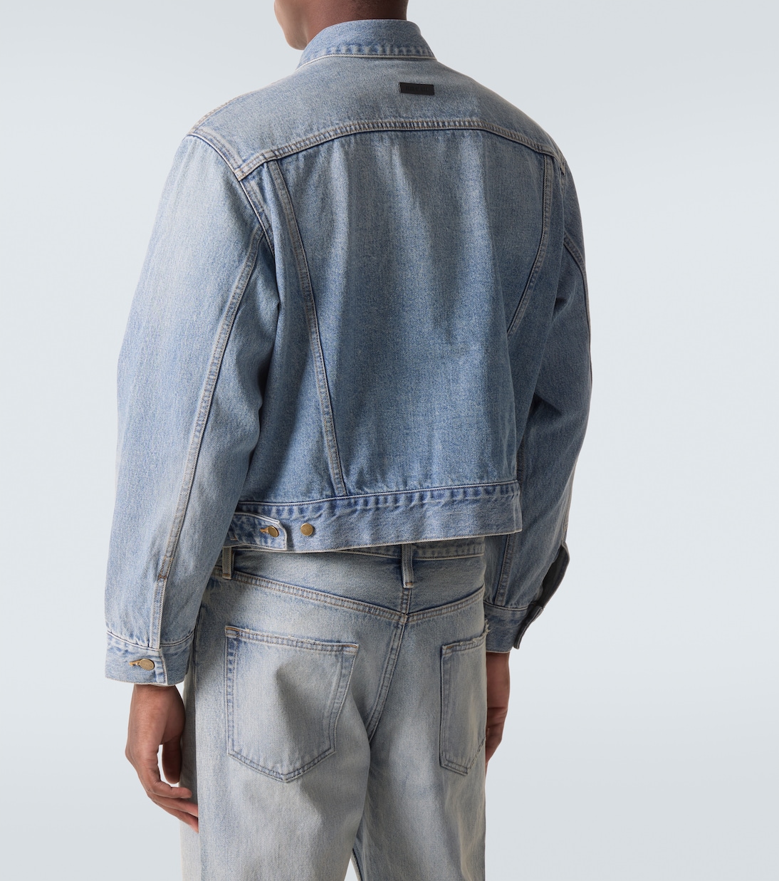 Trucker cropped denim jacket | Fear of God