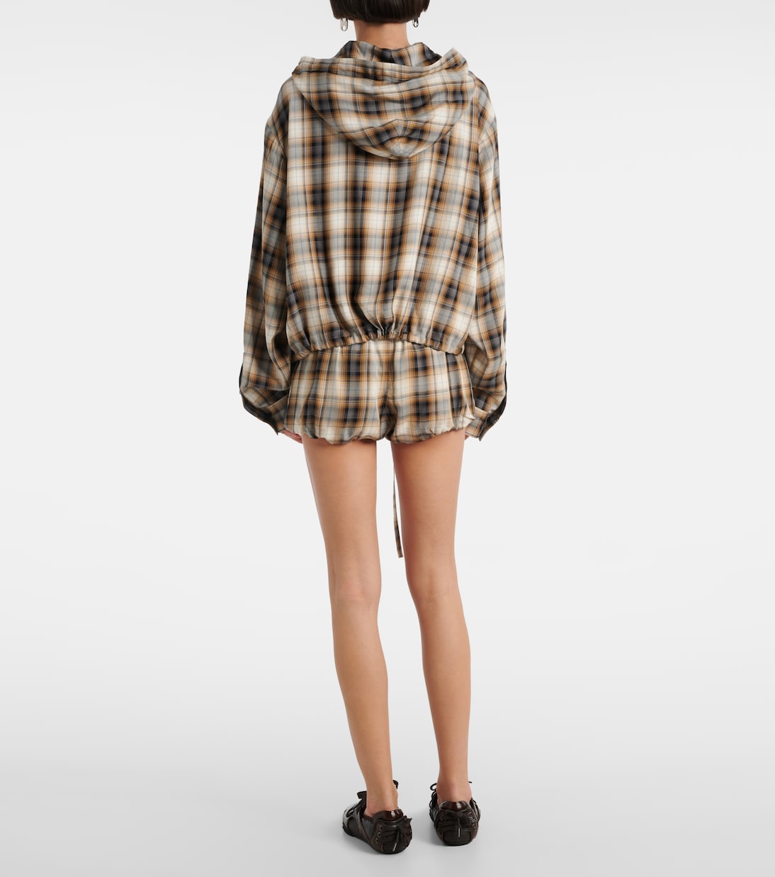 Cropped-Hemd mit Kapuze | Acne Studios
