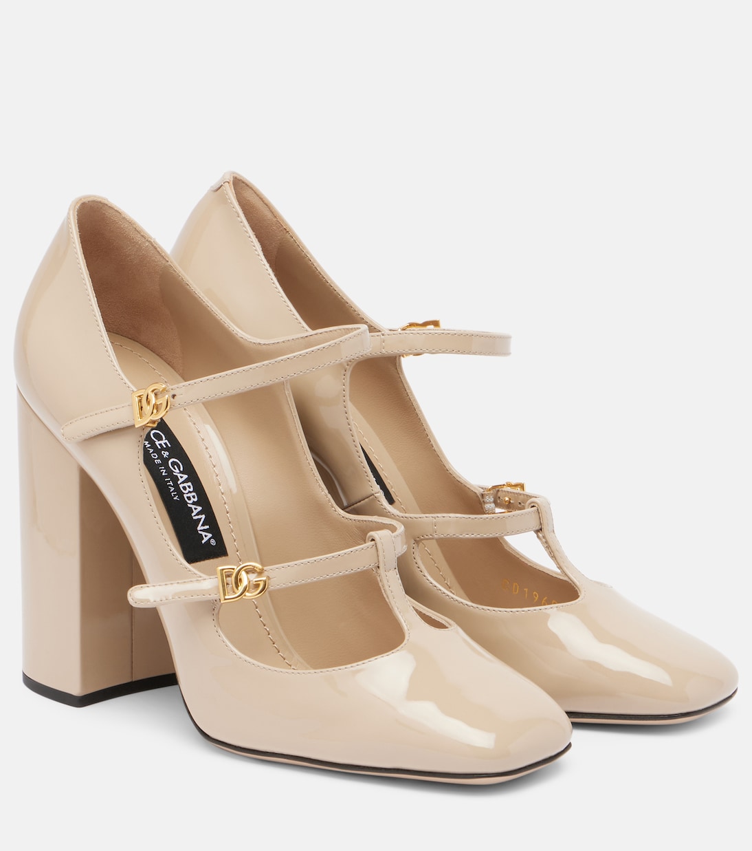 DG 105 patent leather Mary Jane pumps | Dolce&Gabbana
