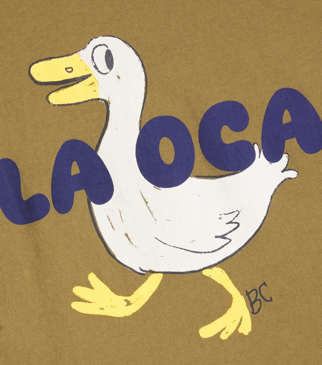 T-shirt La Oca in jersey di cotone con stampa  | Bobo Choses