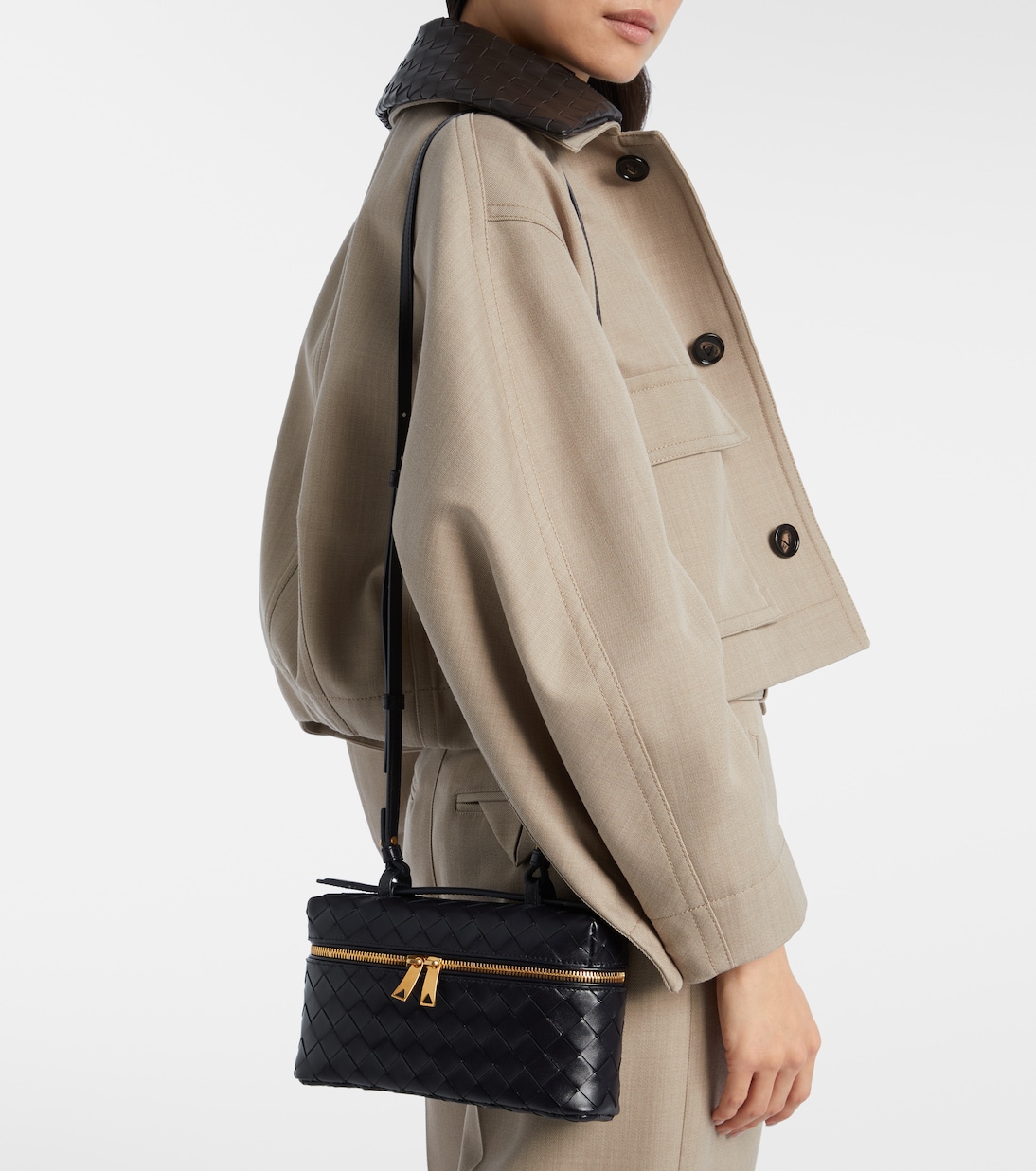 Bang Bang Intrecciato leather vanity bag | Bottega Veneta