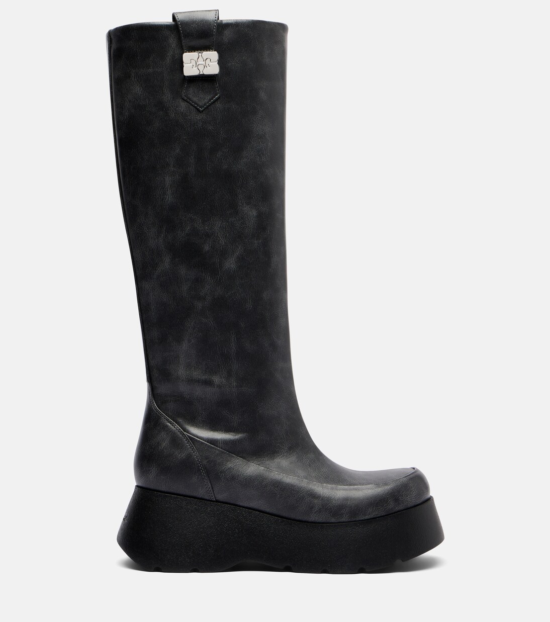 Kat platform knee-high boots | Ganni