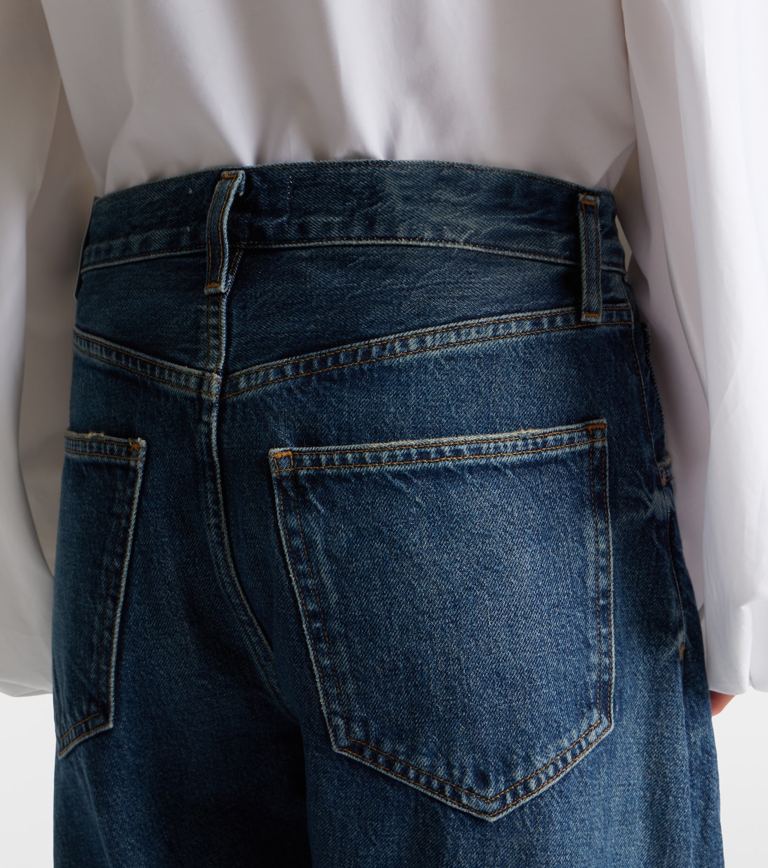 Twist mid-rise wide-leg jeans | Agolde
