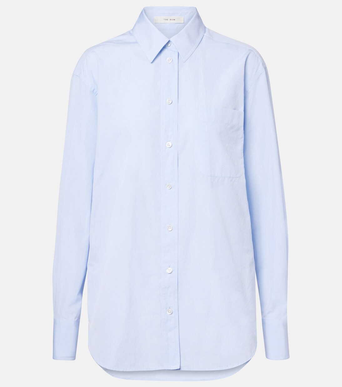 Gavina cotton chambray shirt  | The Row