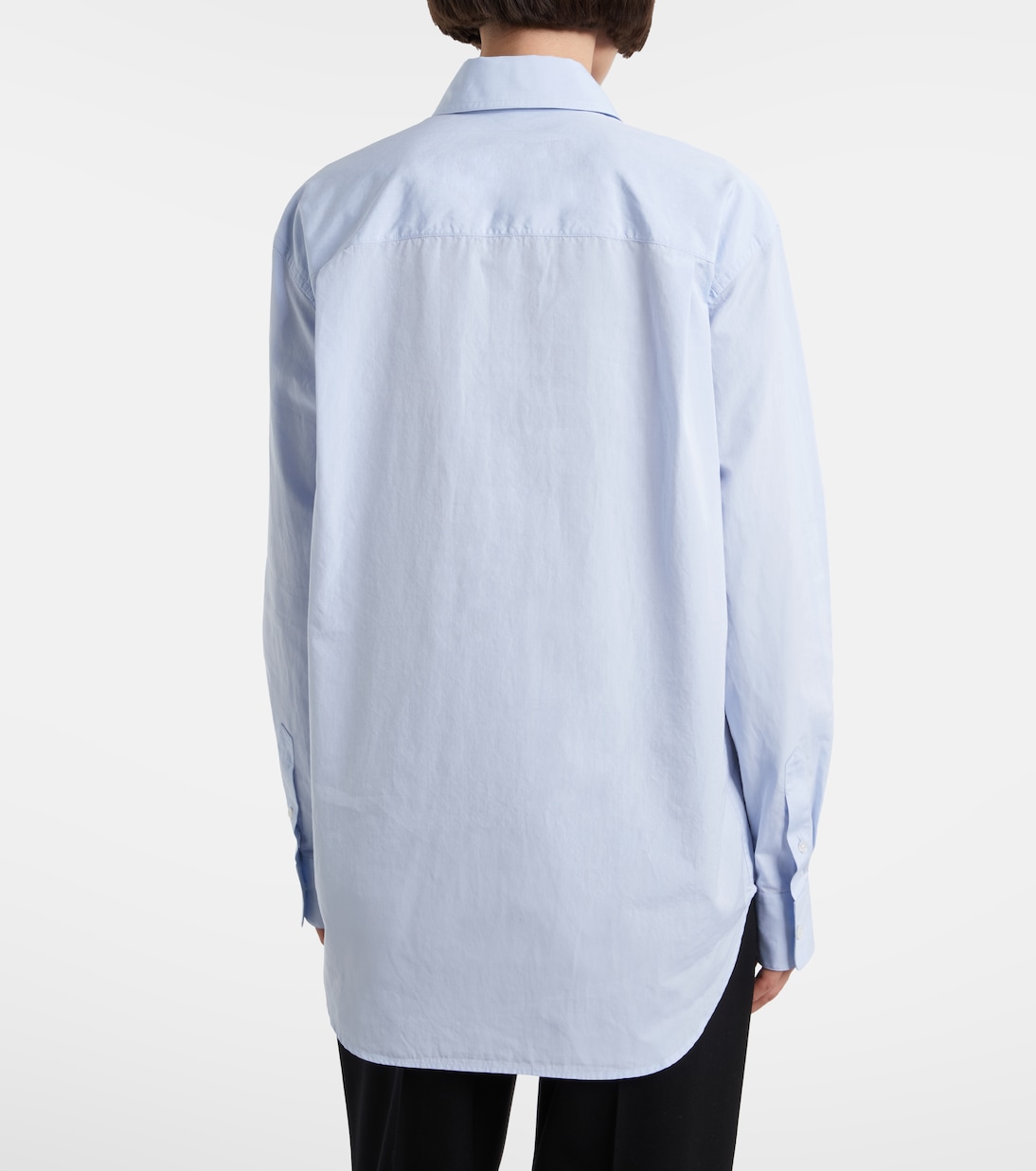 Gavina cotton chambray shirt  | The Row