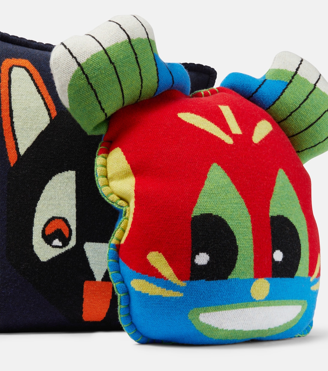 x Louis Wain – Coussin en jacquard de laine | Loewe