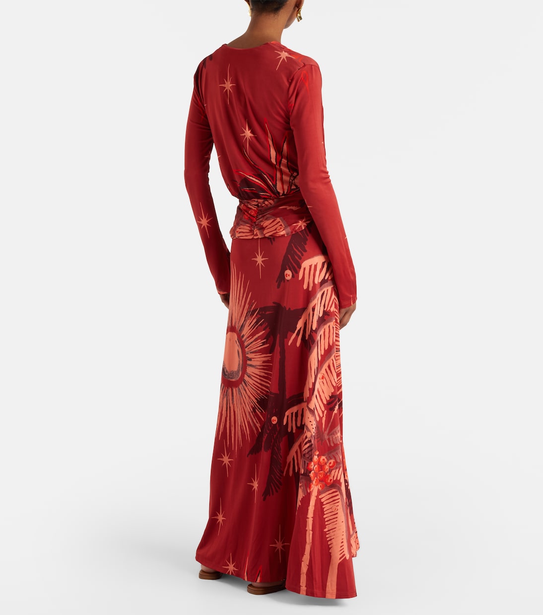 Printed midi dress | Johanna Ortiz