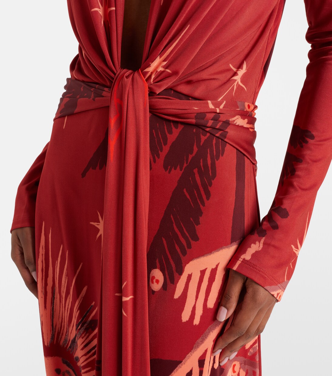 Printed midi dress | Johanna Ortiz