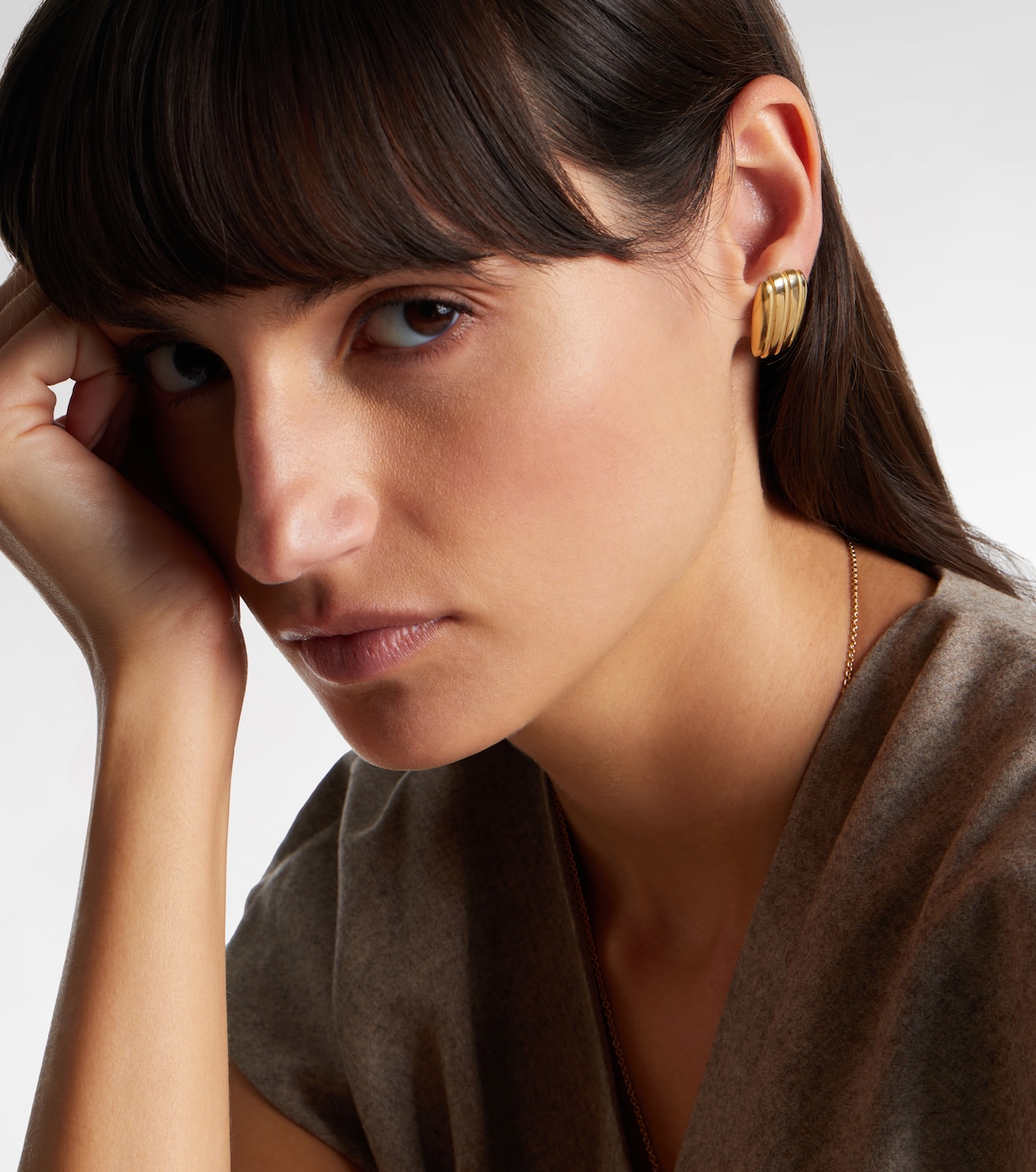 Orla Armour 18kt gold earrings | Pamela Zamore