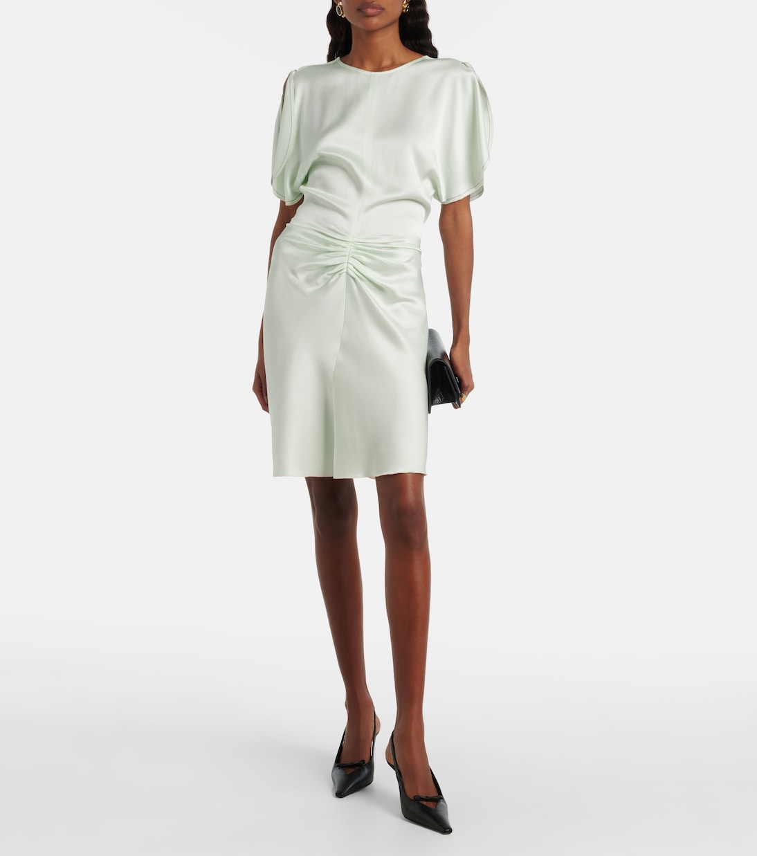 Minikleid aus Satin | Victoria Beckham