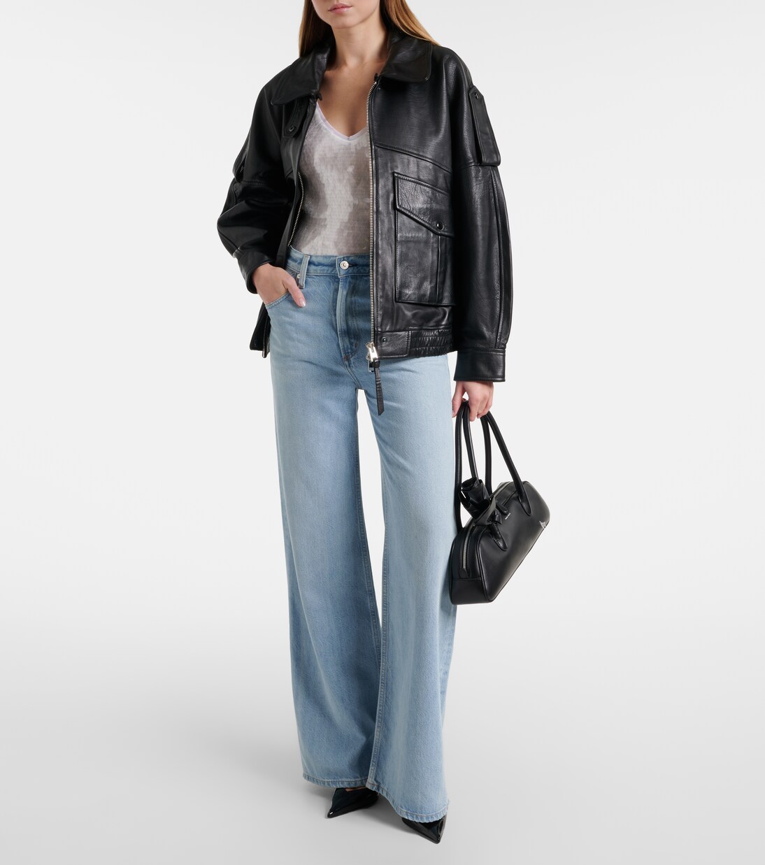 Fara sequined semi-sheer mesh bodysuit | Norma Kamali