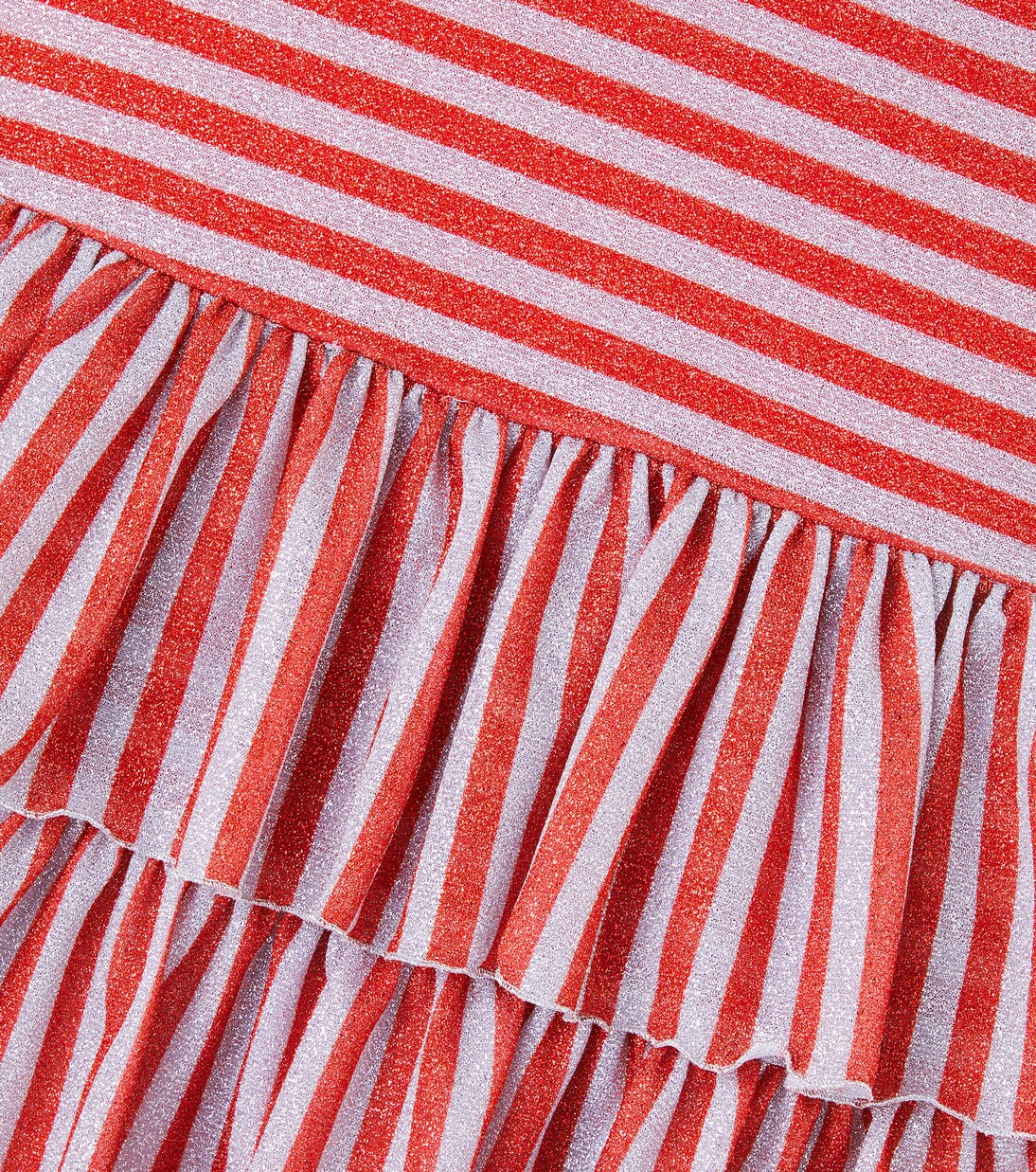 Striped lamé dress | Oséree Kids
