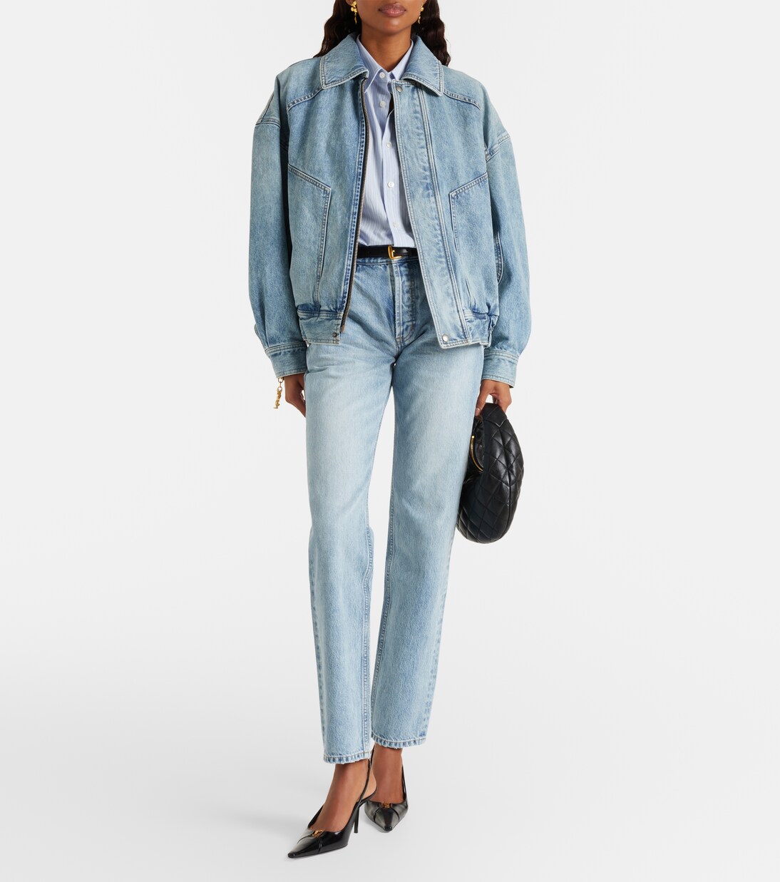Denim blouson jacket | Saint Laurent
