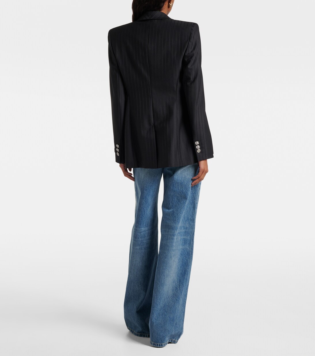 Mid-rise wide-leg jeans | Versace