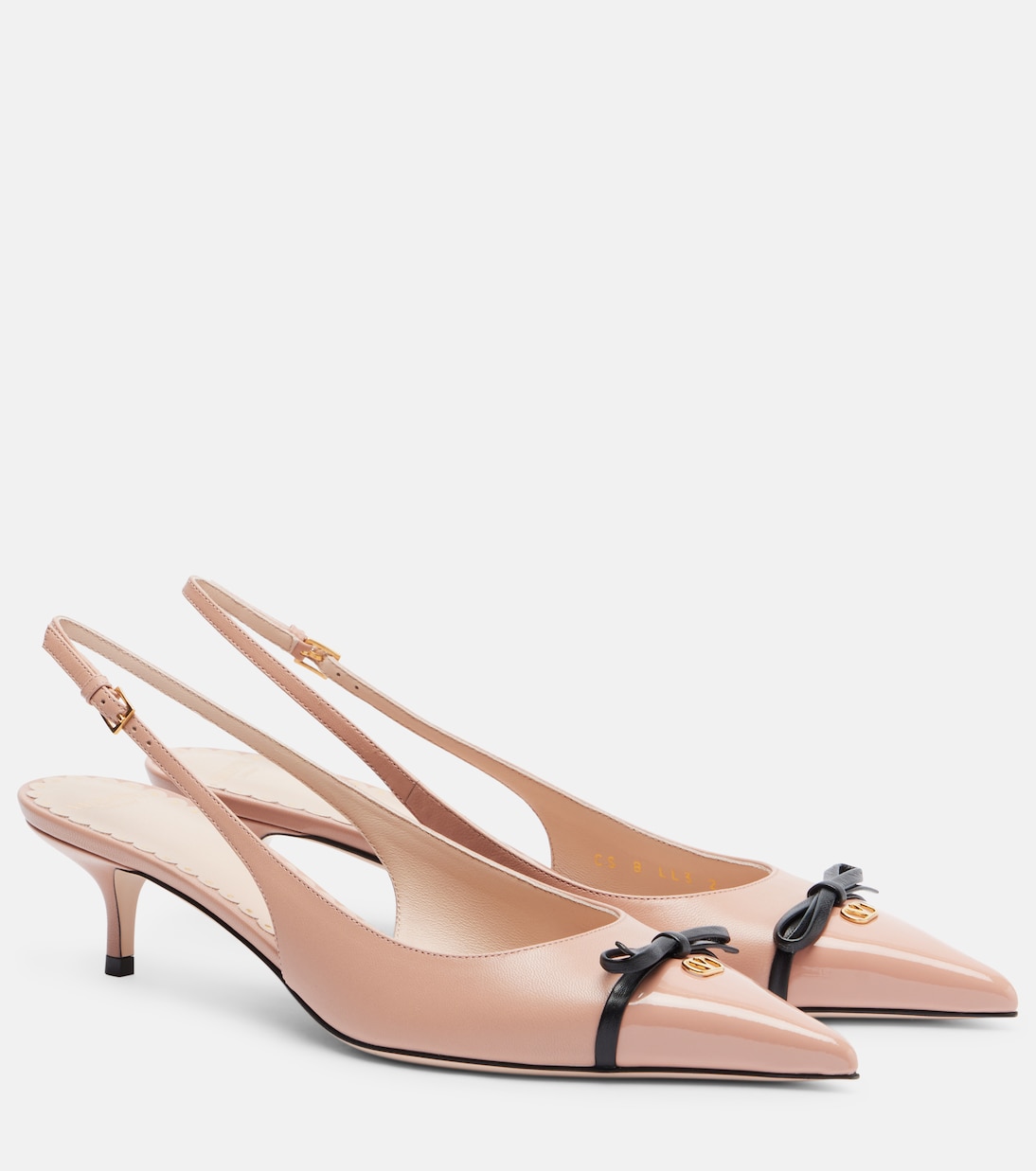 Bepointy 45 leather slingback pumps | Valentino Garavani