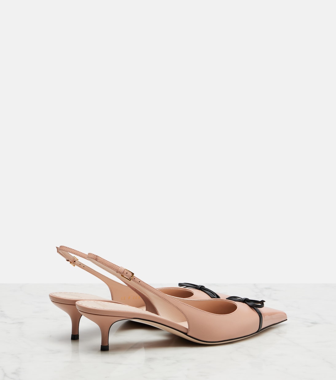 Bepointy 45 leather slingback pumps | Valentino Garavani
