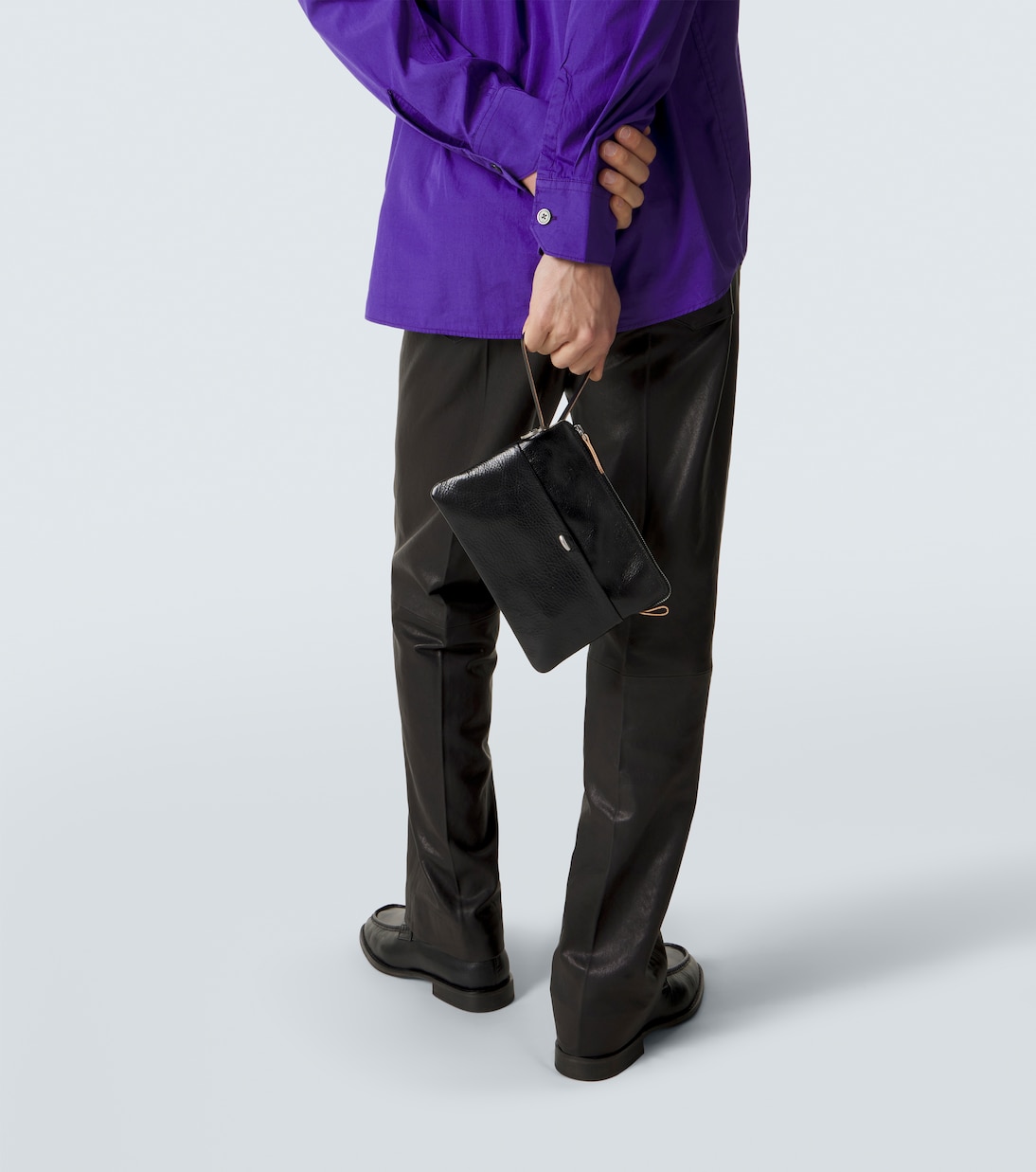 Supporter leather pouch with strap | Our Legacy