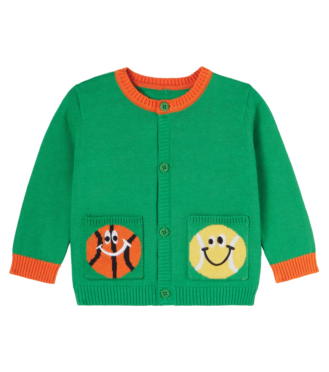 Baby embroidered cotton cardigan | Stella McCartney Kids