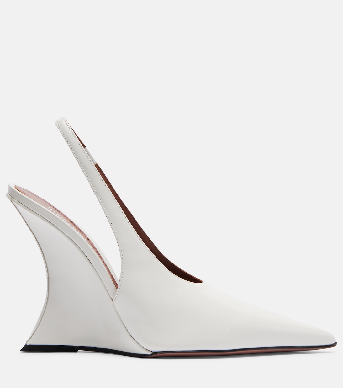 Nina 105 patent leather slingback pumps | Paris Texas