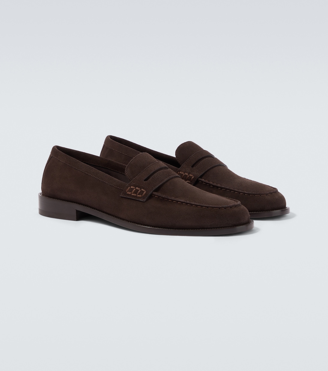 Perry suede penny loafers | Manolo Blahnik