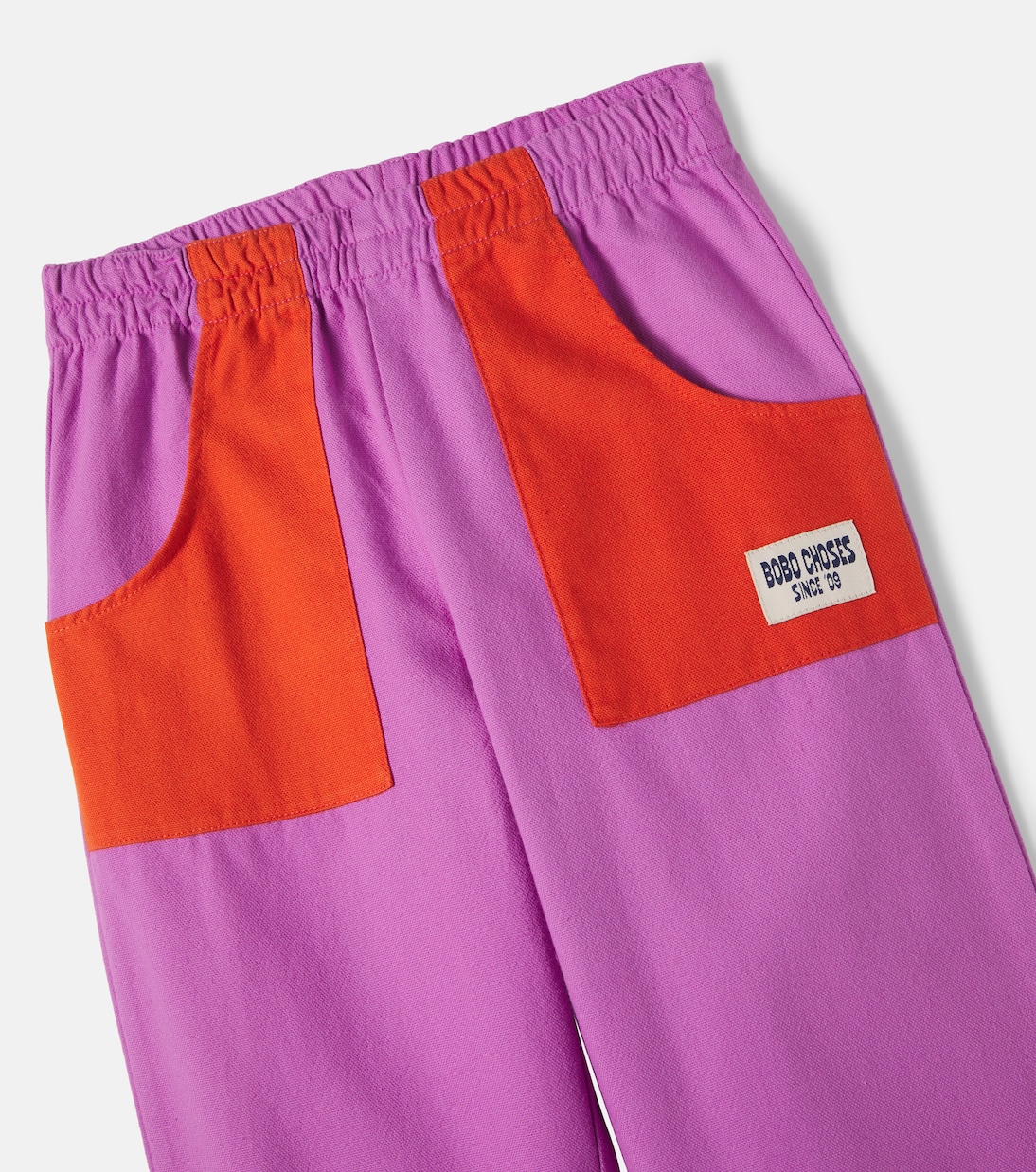 Bobo Choses colorblocked cotton pants | Bobo Choses