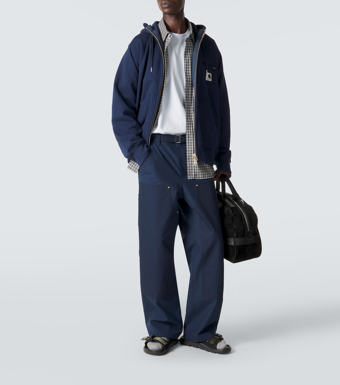 x Carhartt cotton jersey hoodie | Sacai