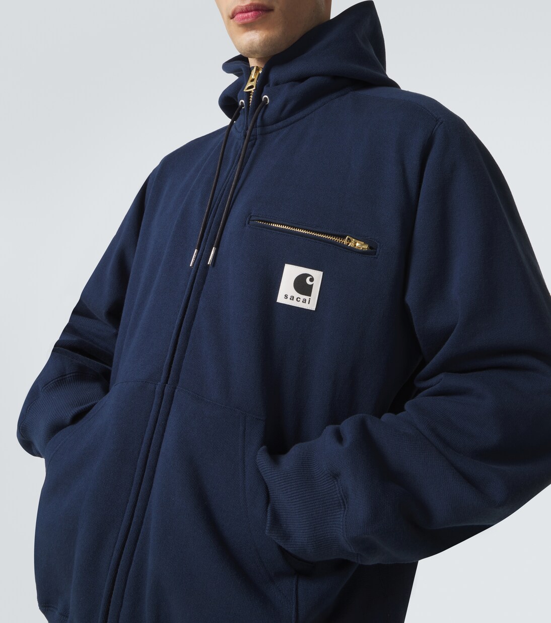x Carhartt cotton jersey hoodie | Sacai