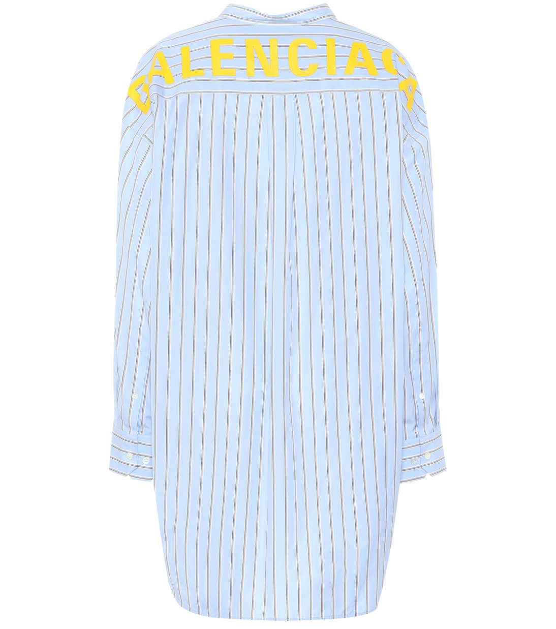 Camisa de algodón de rayas Swing | Balenciaga