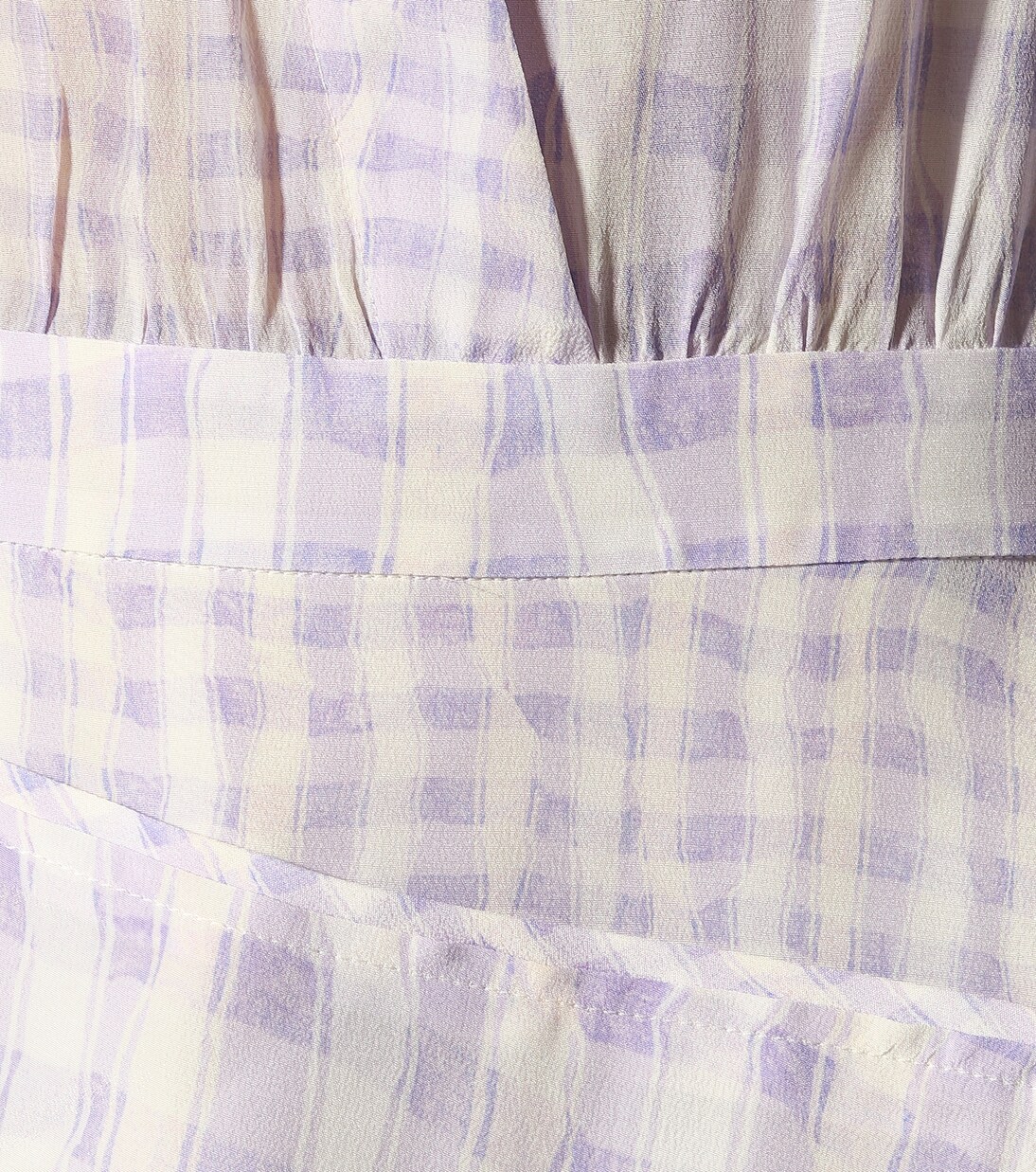 Constantina checked silk dress | Altuzarra
