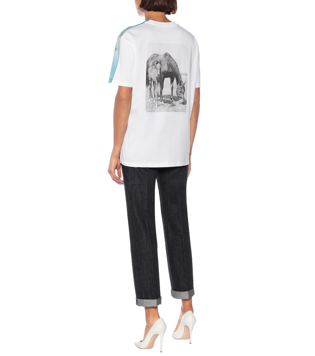 T-shirt a stampa in cotone | Stella McCartney