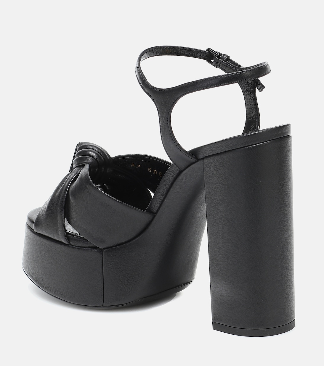 Sandales Bianca 125 à plateau en cuir | Saint Laurent