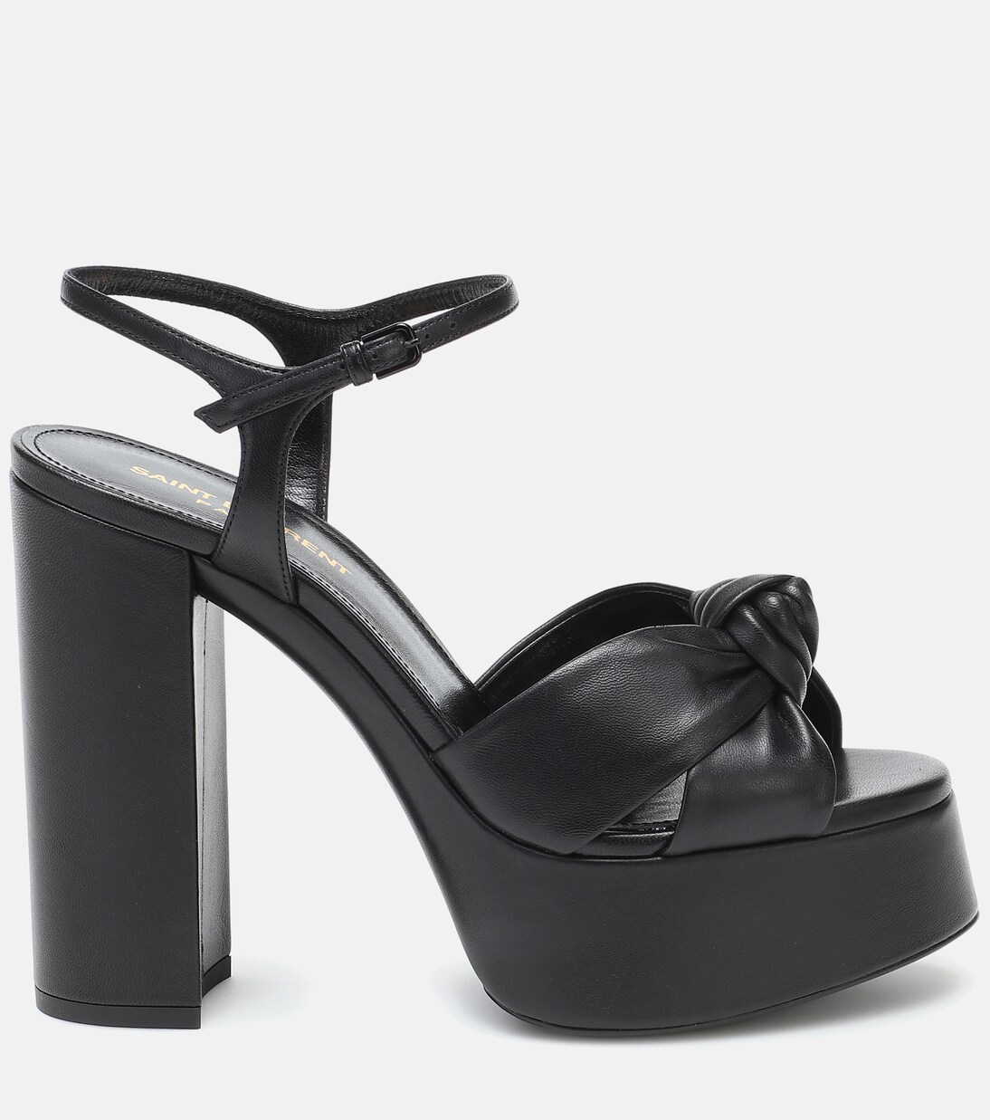 Sandales Bianca 125 à plateau en cuir | Saint Laurent