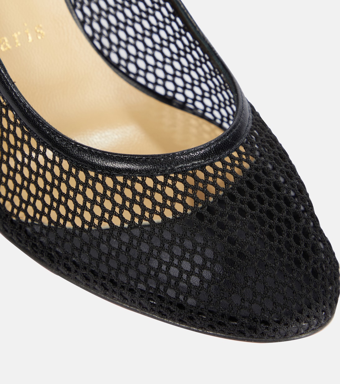 Filomena 85 leather-trimmed pumps | Christian Louboutin