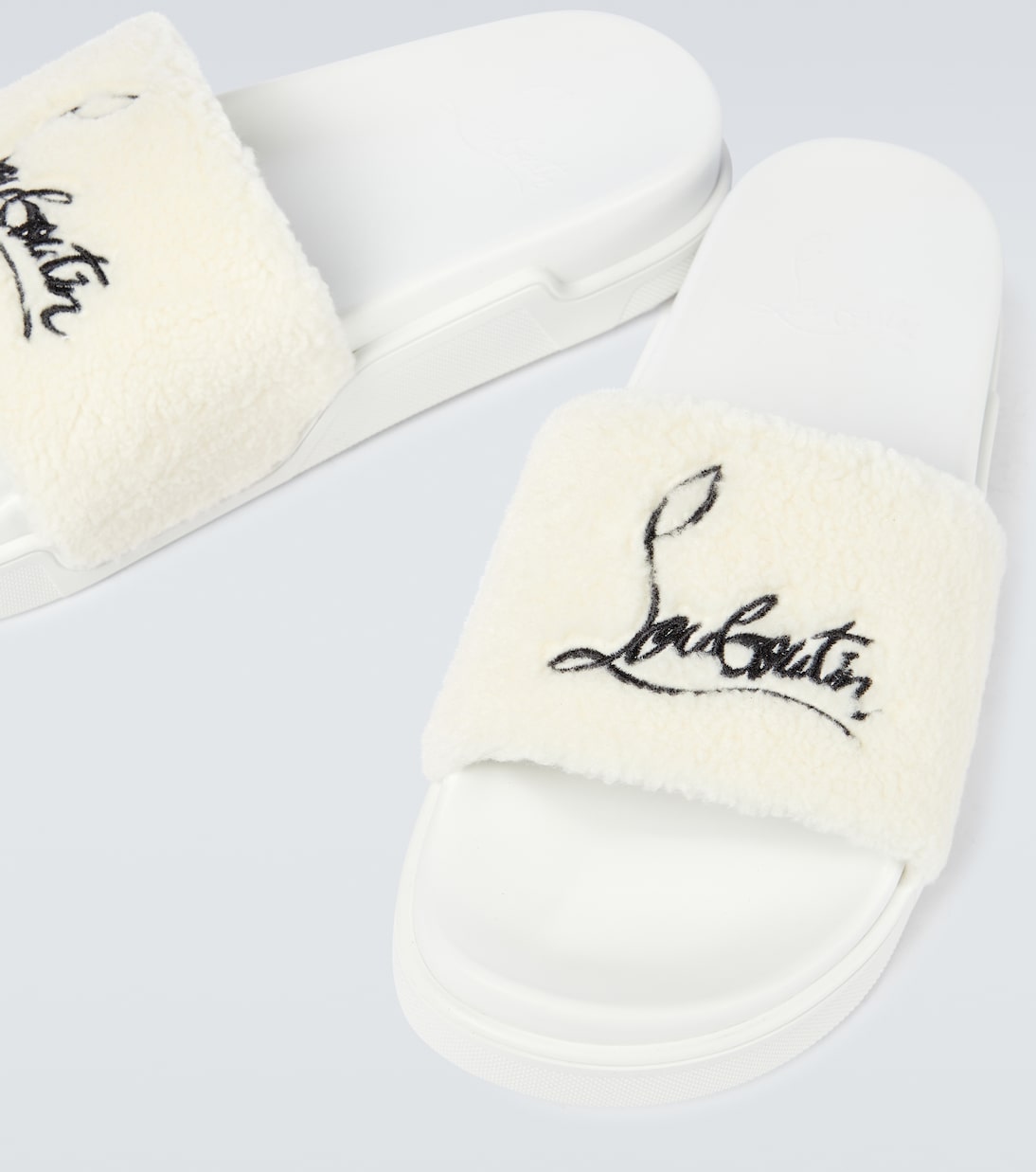 Pantoletten Navy Pool | Christian Louboutin
