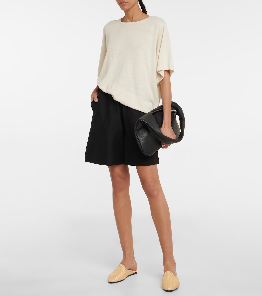 Slippers effetto rafia | Toteme