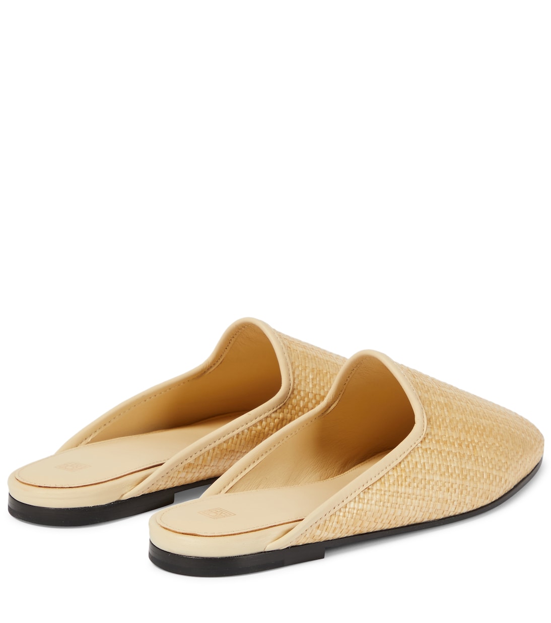 Slippers effetto rafia | Toteme