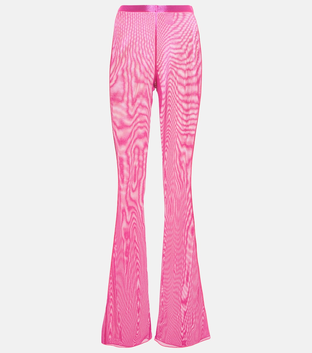 Legging évasé à taille haute en lamé | Oséree
