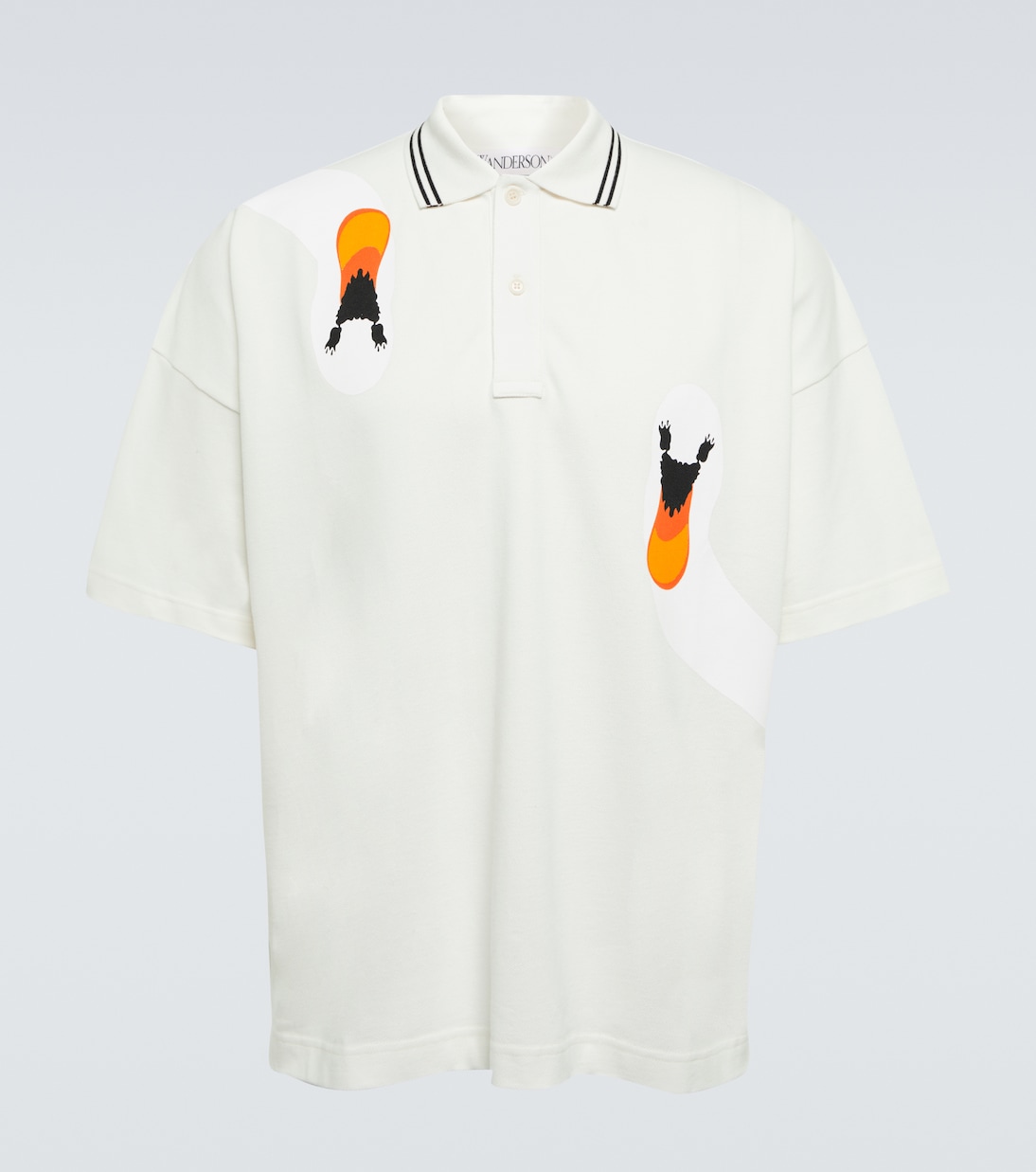 Polo de algodón estampado | JW Anderson