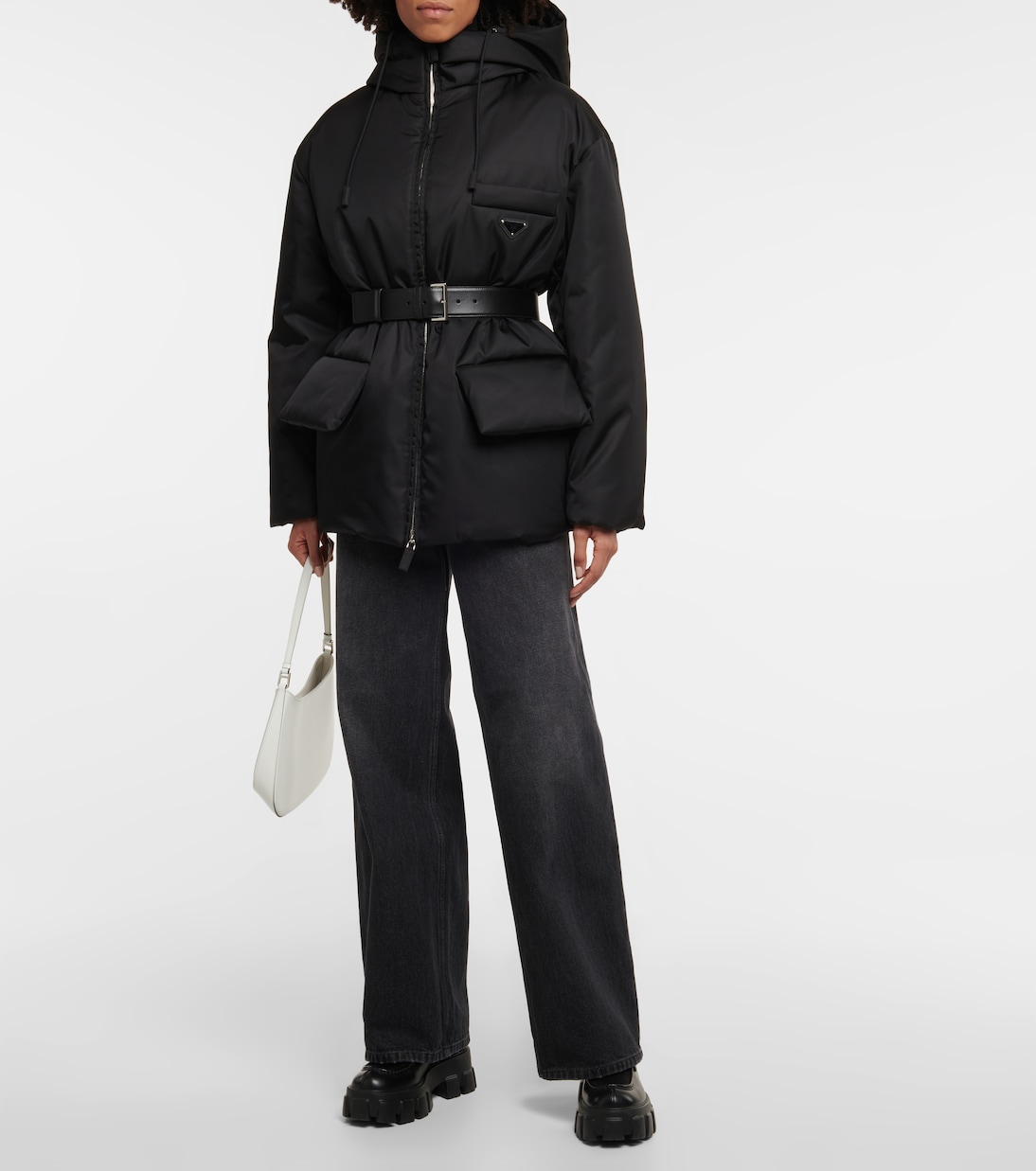 Piumino in gabardine Re-Nylon | Prada