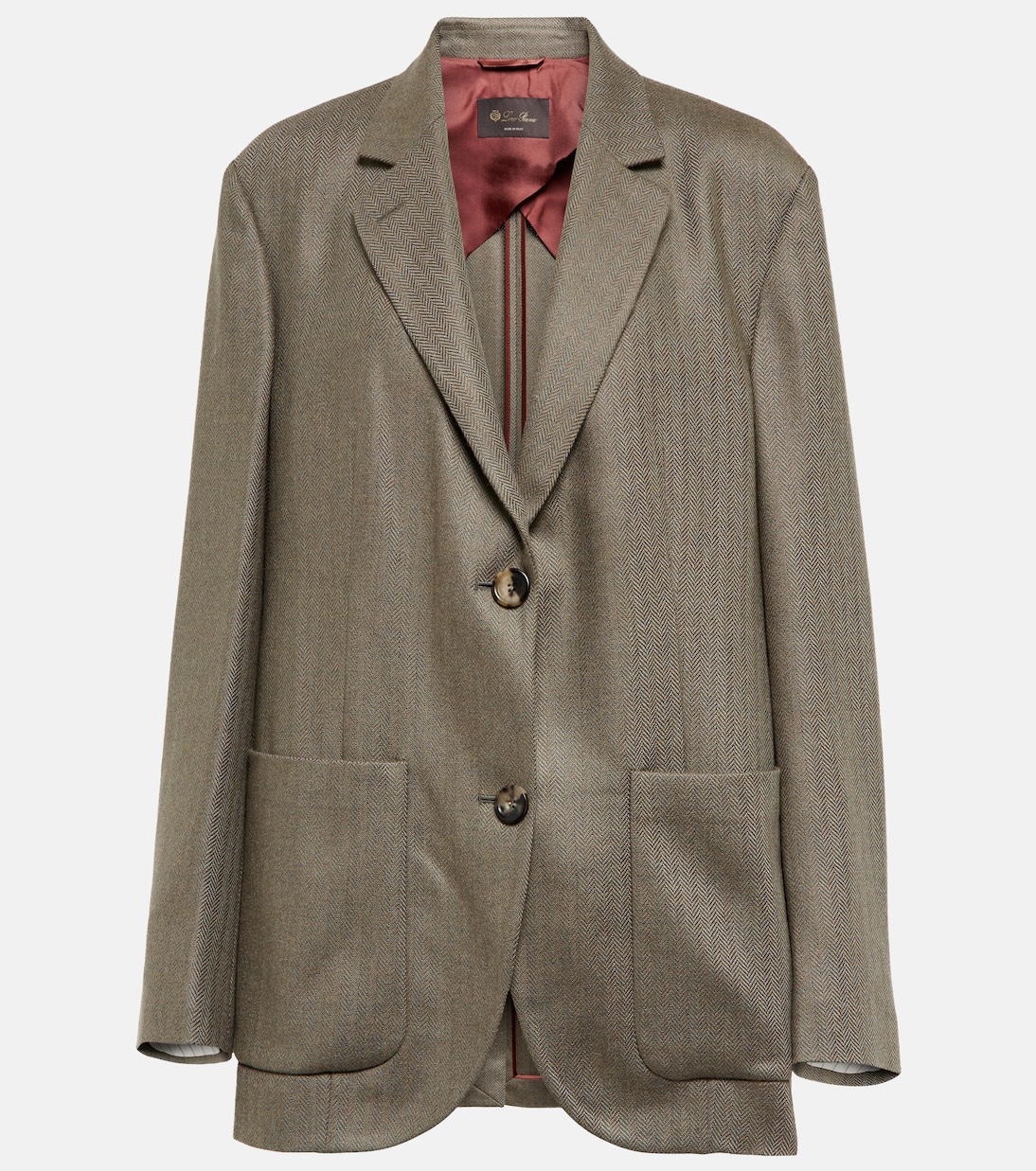 Cashmere and alpaca wool blazer | Loro Piana