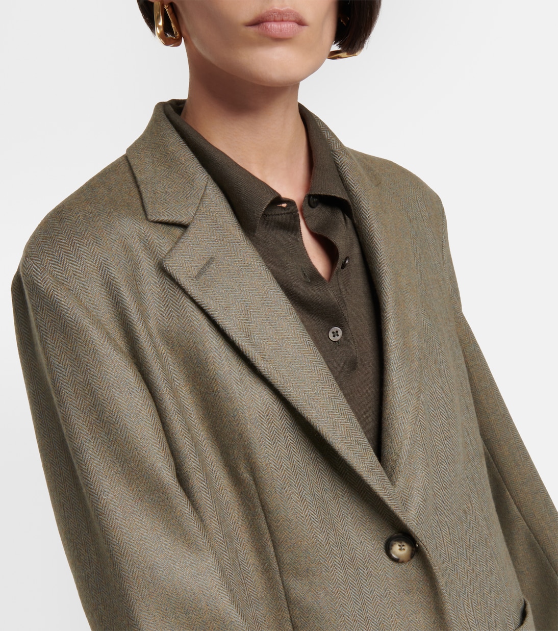 Cashmere and alpaca wool blazer | Loro Piana