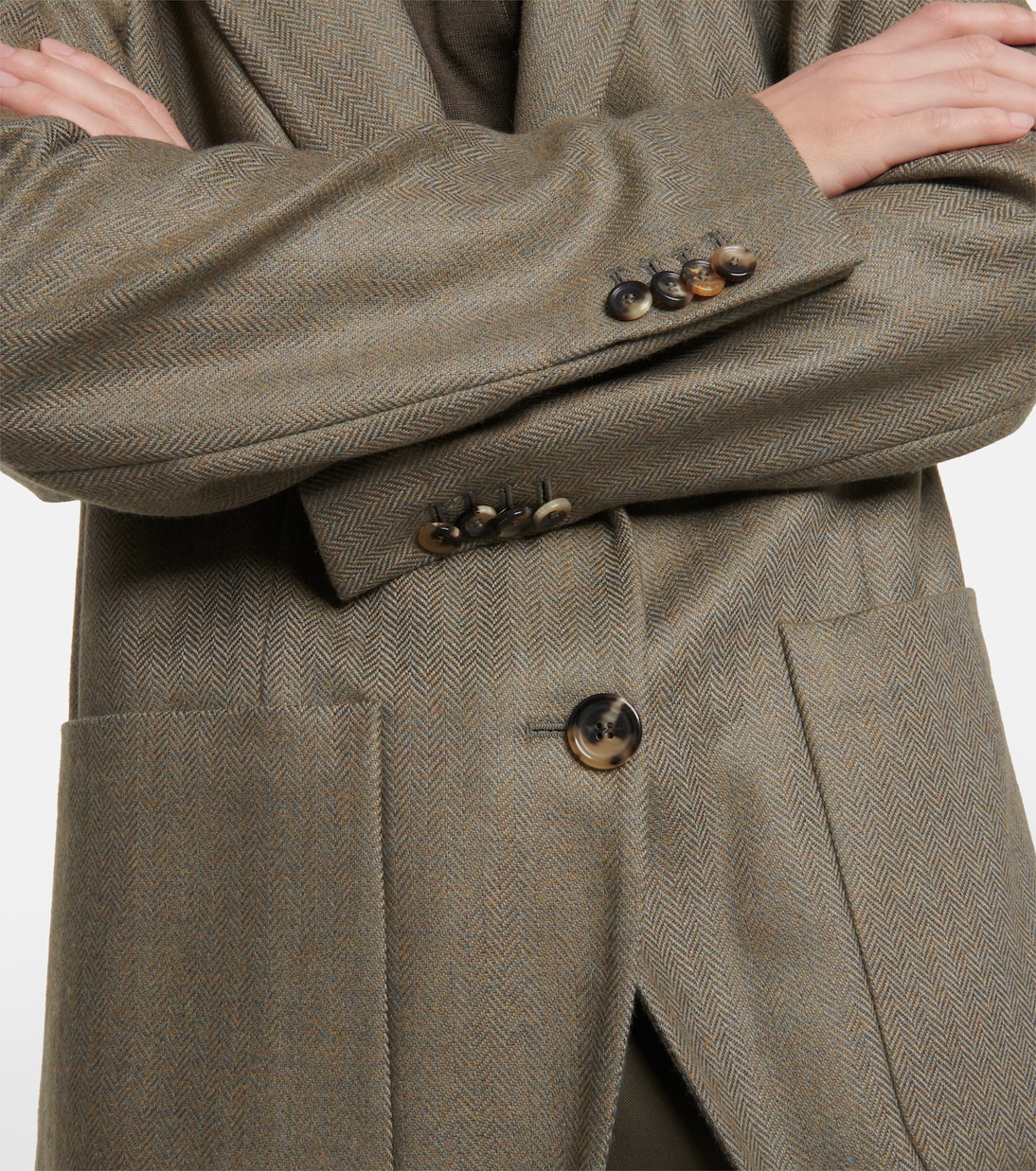 Cashmere and alpaca wool blazer | Loro Piana