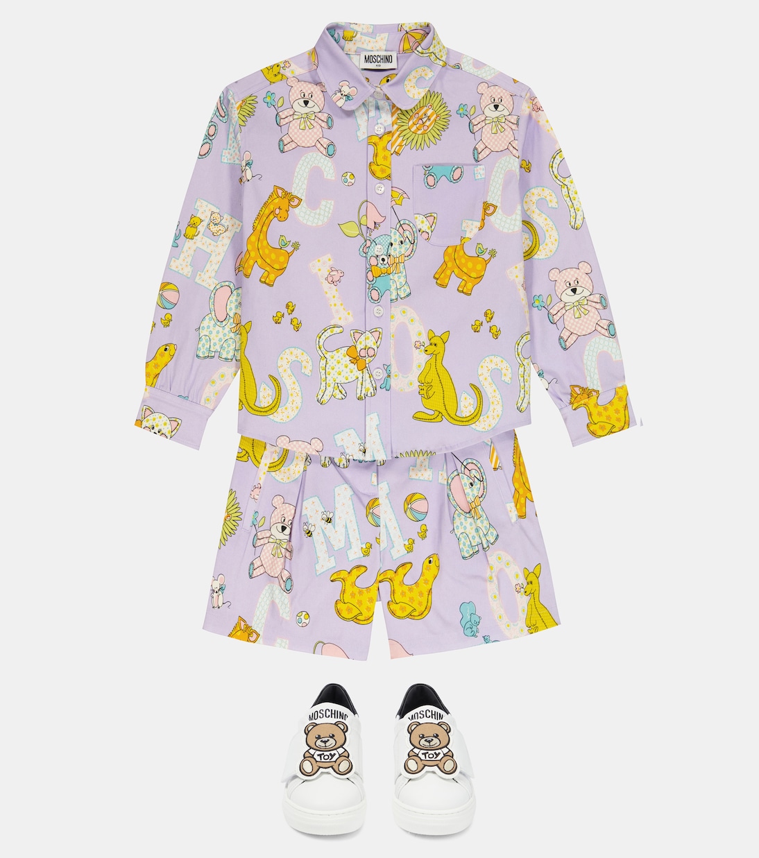 Leather sneakers | Moschino Kids