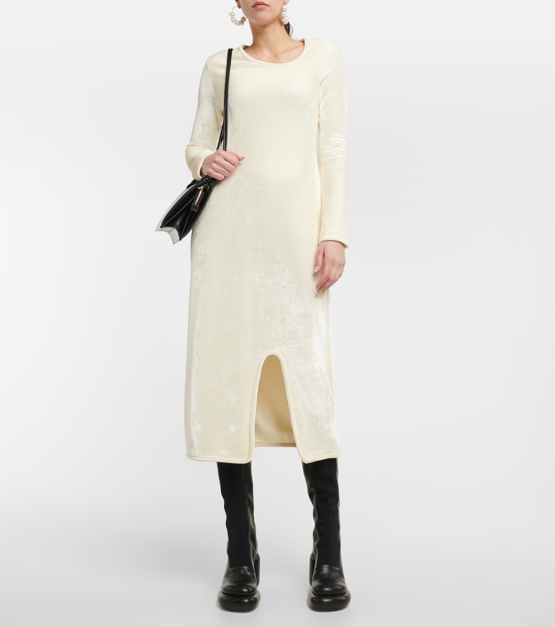Abito lungo in misto lana | Jil Sander