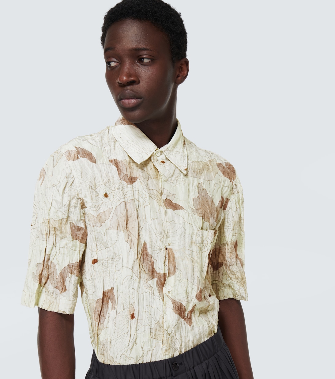 Camicia bowling in misto seta | Lemaire