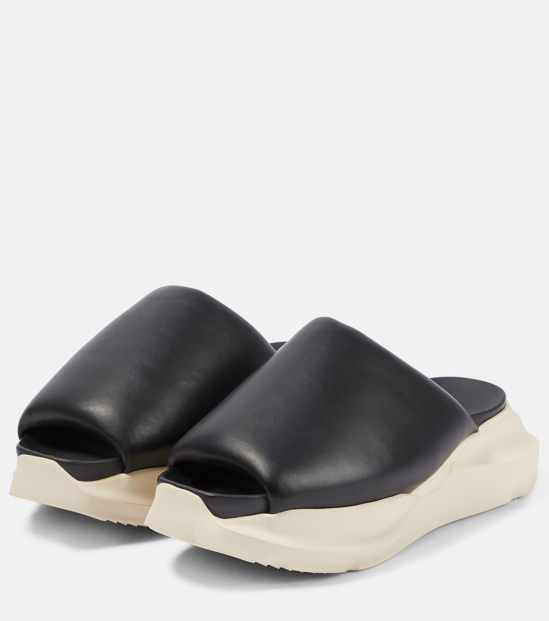 Pantoletten aus Leder | Rick Owens
